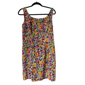AGB Dress Colorful Sleeveless Mini Spring Shift‎ Dress Women's Size 10
